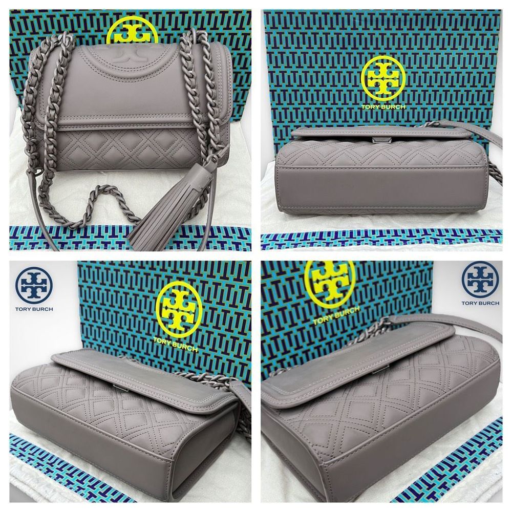 AUTH. Tory Burch Fleming Matte Small Shoulder Bag $498 - Picture 10 of 17